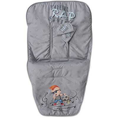 Babyline Universele Sila babyhoes + harnashoes, hypothermisch, ademend, hypoallergeen en hyperzacht, 3D-rugstof, bovenste rubberen klep (muziek) Babyline Universele Sila babyhoes + harnashoes, hypothermisch, ademend, hypoallergeen en hyperzacht, 3D-rugstof, bovenste rubberen klep (muziek)
