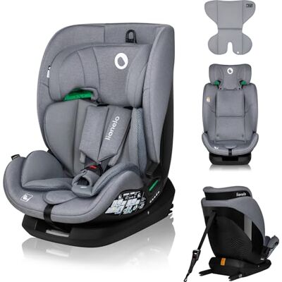 Lionelo Lavender i-Size kinderautostoel (76-150 cm, groep 1/2/3) Isofix & Top Tether geïntegreerde ventilatie hoofdsteun 13 niveaus 5 hellingen zijbescherming wasbare overtrek grijs Lionelo Lavender i-Size kinderautostoel (76-150 cm, groep 1/2/3) Isofix & Top Tether geïntegreerde ventilatie hoofdsteun 13 niveaus 5 hellingen zijbescherming wasbare overtrek grijs