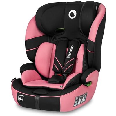 Lionelo Levi One i-Size Autostoel voor baby's, groep 1/2/3 (76-150 cm, 9-36 kg), R129, 5-punts gordel, hoofdsteun 10 posities, brede zitting, traagschuim, zijdelingse bescherming, uitbreidbaar, roze Lionelo Levi One i-Size Autostoel voor baby's, groep 1/2/3 (76-150 cm, 9-36 kg), R129, 5-punts gordel, hoofdsteun 10 posities, brede zitting, traagschuim, zijdelingse bescherming, uitbreidbaar, roze