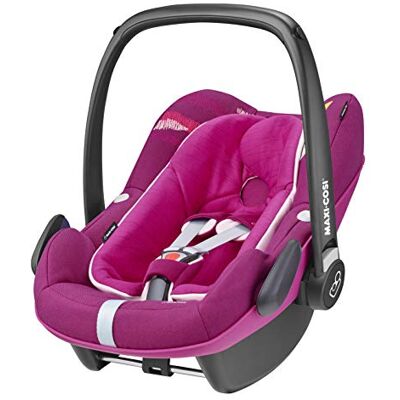 Maxi-Cosi Pebble Plus i-Size autostoel groep 0+ + zitverkleiner bruikbaar vanaf de geboorte tot ca. 12 maanden (0-13 kg/45-75 cm) Frequentie roze Maxi-Cosi Pebble Plus i-Size autostoel groep 0+ + zitverkleiner bruikbaar vanaf de geboorte tot ca. 12 maanden (0-13 kg/45-75 cm) Frequentie roze