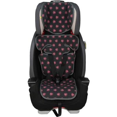 JYOKO KIDS Autostoelkussen, universele matras voor kinderzitje groep 0,1,2,3, gemaakt van katoen (Fluor Heart, groep 1-2-3) JYOKO KIDS Autostoelkussen, universele matras voor kinderzitje groep 0,1,2,3, gemaakt van katoen (Fluor Heart, groep 1-2-3)