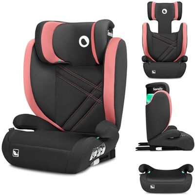 Lionelo Hugo i-Size Autostoel, groep 2/3, kinderzitje (100-150 cm, 3-12 jaar), ISOFIX-veiligheid & R129-standaard, verstelbare hoofdsteun en traagschuim, comfortabele armleuningen, uitbreidbaar Lionelo Hugo i-Size Autostoel, groep 2/3, kinderzitje (100-150 cm, 3-12 jaar), ISOFIX-veiligheid & R129-standaard, verstelbare hoofdsteun en traagschuim, comfortabele armleuningen, uitbreidbaar