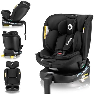 Lionelo Navy i-Size autostoel (0-12 jaar / 40-150 cm) ISOFIX veiligheid – stabilisatievoet – zijbescherming – 360° draaibaar – nieuwste normen – hoofdsteun en rugleuning verstelbaar (zwart) Lionelo Navy i-Size autostoel (0-12 jaar / 40-150 cm) ISOFIX veiligheid – stabilisatievoet – zijbescherming – 360° draaibaar – nieuwste normen – hoofdsteun en rugleuning verstelbaar (zwart)