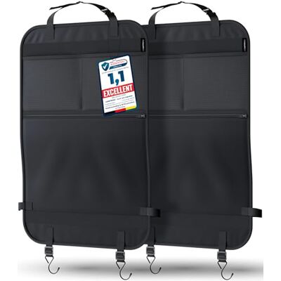 LIONSTRONG Auto-organizer autostoelbeschermer kickmat voor autostoel (2-set) LIONSTRONG Auto-organizer autostoelbeschermer kickmat voor autostoel (2-set)