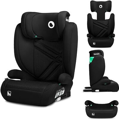 Lionelo Hugo i-Size Autostoel, groep 2/3, kinderzitje (100-150 cm, 3-12 jaar), ISOFIX-veiligheid & R129-standaard, verstelbare hoofdsteun en traagschuim, comfortabele armleuningen, uitbreidbaar Lionelo Hugo i-Size Autostoel, groep 2/3, kinderzitje (100-150 cm, 3-12 jaar), ISOFIX-veiligheid & R129-standaard, verstelbare hoofdsteun en traagschuim, comfortabele armleuningen, uitbreidbaar
