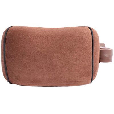 YOUCAI Nekkussens voor auto hoofdsteun ademend neksteun ergonomisch kussen comfortabel nekkussen reiskussen, bruin flanel (hoofd) -L, 1 YOUCAI Nekkussens voor auto hoofdsteun ademend neksteun ergonomisch kussen comfortabel nekkussen reiskussen, bruin flanel (hoofd) -L, 1