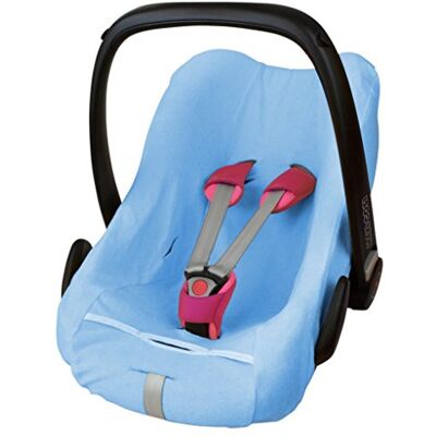 ByBoom ® Zomerspons, universele hoes voor babyhoezen, autostoelen, bijv. voor Maxi-Cosi CabrioFix, Pebble, City SPS, kleur: lichtblauw ByBoom ® Zomerspons, universele hoes voor babyhoezen, autostoelen, bijv. voor Maxi-Cosi CabrioFix, Pebble, City SPS, kleur: lichtblauw