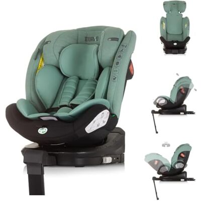 Chipolino Kinderzitje Tourino i-Size (40-150 cm) Isofix, in hoogte verstelbaar, draaibaar, kleur: groen Chipolino Kinderzitje Tourino i-Size (40-150 cm) Isofix, in hoogte verstelbaar, draaibaar, kleur: groen