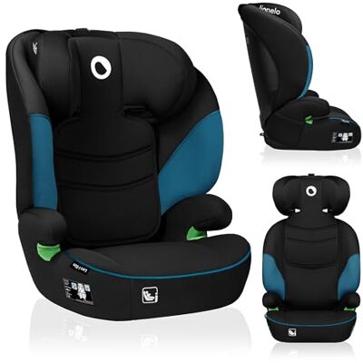 Lionelo Lars i-Size Autostoel voor kinderen, 100-150 cm (groep 2/3), R129, universele gordelinstallatie, hoofdsteun 10 posities, zijdelingse bescherming, comfortabele armleuningen, afneembare rugleuning, blauw Lionelo Lars i-Size Autostoel voor kinderen, 100-150 cm (groep 2/3), R129, universele gordelinstallatie, hoofdsteun 10 posities, zijdelingse bescherming, comfortabele armleuningen, afneembare rugleuning, blauw