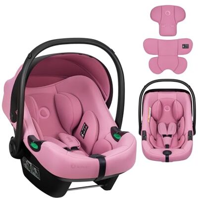 Lionelo Astrid i-Size Autostoel voor baby's (40-87 cm, 0-13 kg), ADAC gecertificeerd, R129, zijdelingse bescherming, verstelbare hoofdsteun, traagschuim, afneembare hoes, compatibel met ISOFIX-basis, roze Lionelo Astrid i-Size Autostoel voor baby's (40-87 cm, 0-13 kg), ADAC gecertificeerd, R129, zijdelingse bescherming, verstelbare hoofdsteun, traagschuim, afneembare hoes, compatibel met ISOFIX-basis, roze