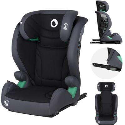 Lionelo Igo i-Size Autostoelverhoger voor kinderen (6-12 jaar, 100-150 cm) – R129 – ISOFIX – verstelbare hoofdsteun 11 niveaus van traagschuim – 2 verstelbare posities – ergonomische comfortabele zitting – grijs Lionelo Igo i-Size Autostoelverhoger voor kinderen (6-12 jaar, 100-150 cm) – R129 – ISOFIX – verstelbare hoofdsteun 11 niveaus van traagschuim – 2 verstelbare posities – ergonomische comfortabele zitting – grijs