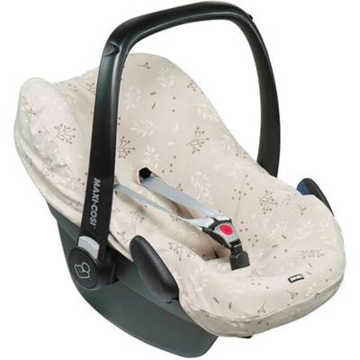 Dooky Stoelhoes voor kinderen, beschermende hoes voor babystoel, universele autostoelhoes voor baby's, kinderen, peuters, maat 0+, romantische bladeren, beige Dooky Stoelhoes voor kinderen, beschermende hoes voor babystoel, universele autostoelhoes voor baby's, kinderen, peuters, maat 0+, romantische bladeren, beige