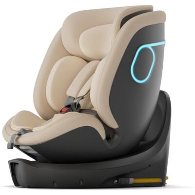 Fenarrio Siège auto intelligent pour bébé Auto-apaisant, rotation à 360°, inclinaison à 7 niveaux, brise douce et sécurité à 9 couches pour nouveau-nés, beige Fenarrio Siège auto intelligent pour bébé Auto-apaisant, rotation à 360°, inclinaison à 7 niveaux, brise douce et sécurité à 9 couches pour nouveau-nés, beige