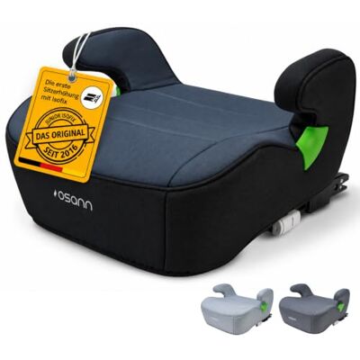 Osann Junior Isofix i-Size zitverhoger met auto, Isofix voor kinderen, 126-150 cm, zwart Osann Junior Isofix i-Size zitverhoger met auto, Isofix voor kinderen, 126-150 cm, zwart