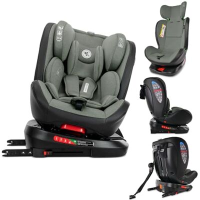 Lorelli Nebula Autostoel voor kinderen, met Isofix, 360 graden draaibaar, 0-36 kg, i-Size, 40-150 cm, groep 0+/1/2/3, babyzitje vanaf de geboorte, 5-punts gordel, verstelbare hoofdsteun Lorelli Nebula Autostoel voor kinderen, met Isofix, 360 graden draaibaar, 0-36 kg, i-Size, 40-150 cm, groep 0+/1/2/3, babyzitje vanaf de geboorte, 5-punts gordel, verstelbare hoofdsteun