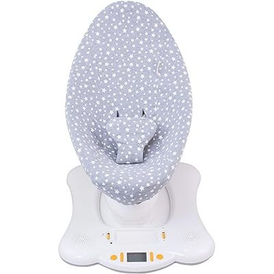 JYOKO Kids hoes van katoen voor wipstoel, compatibel met Mamaroo 4moms Y Mamaroo Rockaroo Rocker (White Star) JYOKO Kids hoes van katoen voor wipstoel, compatibel met Mamaroo 4moms Y Mamaroo Rockaroo Rocker (White Star)