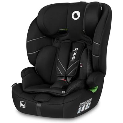 Lionelo Levi One i-Size Autostoel voor baby's, groep 1/2/3 (76-150 cm, 9-36 kg), R129, 5-punts gordel, hoofdsteun 10 posities, brede zitting, traagschuim, zijbescherming, uitbreidbaar, zwart Lionelo Levi One i-Size Autostoel voor baby's, groep 1/2/3 (76-150 cm, 9-36 kg), R129, 5-punts gordel, hoofdsteun 10 posities, brede zitting, traagschuim, zijbescherming, uitbreidbaar, zwart