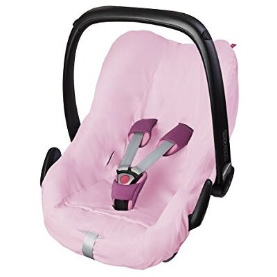 ByBoom Universele zomerhoes van 100% katoen voor babyschaal, autostoel, bijvoorbeeld Maxi Cosi CabrioFix, City, Pebble, ontworpen in Duitsland, gemaakt in de EU, kleur: roze ByBoom Universele zomerhoes van 100% katoen voor babyschaal, autostoel, bijvoorbeeld Maxi Cosi CabrioFix, City, Pebble, ontworpen in Duitsland, gemaakt in de EU, kleur: roze