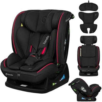Lionelo Aart i-Size Autostoel voor kinderen, 40-150 cm (groep 0/1/2/3, 0-12 jaar), R129 met riem voor eenvoudige installatie, hoofdsteun 13 niveaus, 3 verstelbare posities, afneembare hoes, wasbaar, zwart Lionelo Aart i-Size Autostoel voor kinderen, 40-150 cm (groep 0/1/2/3, 0-12 jaar), R129 met riem voor eenvoudige installatie, hoofdsteun 13 niveaus, 3 verstelbare posities, afneembare hoes, wasbaar, zwart