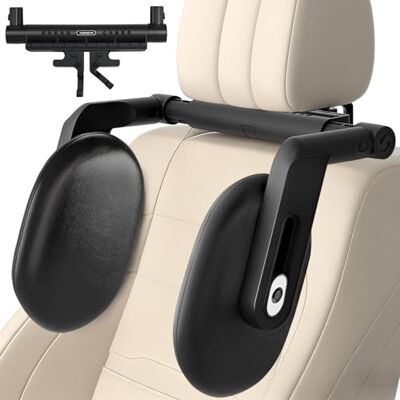 XUNIVERS Hoofdsteun voor auto, hoofdsteun voor kinderen, auto, hoofdsteun voor autostoelen, reizen, met traagschuim, voor kinderen en volwassenen, om te slapen in de auto, reizen XUNIVERS Hoofdsteun voor auto, hoofdsteun voor kinderen, auto, hoofdsteun voor autostoelen, reizen, met traagschuim, voor kinderen en volwassenen, om te slapen in de auto, reizen