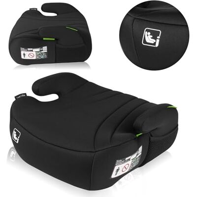 Lionelo Luuk i-Size Autoverhoger voor kinderen (groep 2/3, 6-12 jaar, 125-150 cm), licht, eenvoudige installatie met riem, ergonomisch met comfortabele armleuningen, afneembare hoes, wasbaar, zwart Lionelo Luuk i-Size Autoverhoger voor kinderen (groep 2/3, 6-12 jaar, 125-150 cm), licht, eenvoudige installatie met riem, ergonomisch met comfortabele armleuningen, afneembare hoes, wasbaar, zwart