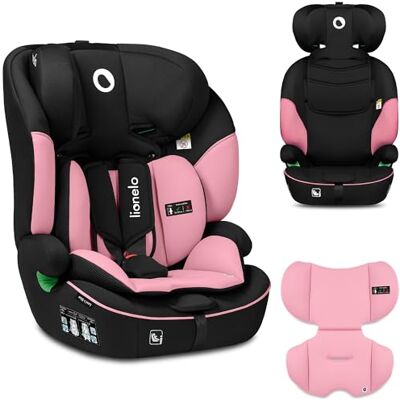 Lionelo Levi i-Size autostoeltje, 76-150 cm Groep 1/2/3, Veilige 10-Standen Verstelbare Hoofdsteun, Memory Foam, R129, Universele Installatie, Afneembare Rugleuning, Kinderautostoel Baby (Roze) Lionelo Levi i-Size autostoeltje, 76-150 cm Groep 1/2/3, Veilige 10-Standen Verstelbare Hoofdsteun, Memory Foam, R129, Universele Installatie, Afneembare Rugleuning, Kinderautostoel Baby (Roze)