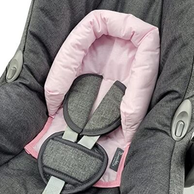 BambiniWelt by Rafael K. BAMBINIWELT Babyzitje kussen geschikt voor Maxi Cosi Cabrio Fix en Citi, groep 0, katoen, roze BambiniWelt by Rafael K. BAMBINIWELT Babyzitje kussen geschikt voor Maxi Cosi Cabrio Fix en Citi, groep 0, katoen, roze