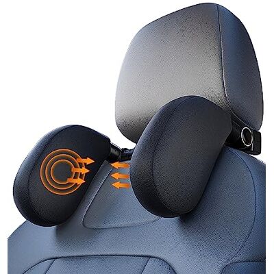Zawaer Hoofdsteun voor auto, hoofdsteun voor kinderen, auto, intrekbaar en afneembaar, autokussen, zijhoofdsteun, autohoofdsteun, geschikt voor kinderen, volwassenen, reizen, hoofdsteunen. Zawaer Hoofdsteun voor auto, hoofdsteun voor kinderen, auto, intrekbaar en afneembaar, autokussen, zijhoofdsteun, autohoofdsteun, geschikt voor kinderen, volwassenen, reizen, hoofdsteunen.