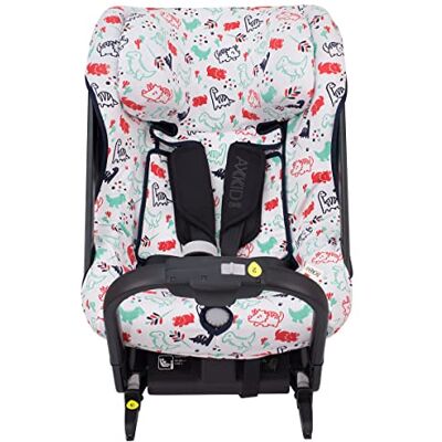 JYOKO KIDS hoes voor autostoel, katoen, compatibel met Axkid One (Dino Party) JYOKO KIDS hoes voor autostoel, katoen, compatibel met Axkid One (Dino Party)