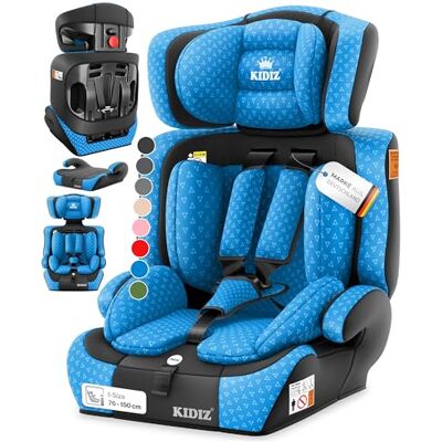 KIDIZ ® Kinderautostoel, kinderautozitje, autostoelhoes,9-36 kg, 1-12 jaar, groep 1/2/3, universeel, goedgekeurd volgens ECE R44/04, 6 verschillende kleuren KIDIZ ® Kinderautostoel, kinderautozitje, autostoelhoes,9-36 kg, 1-12 jaar, groep 1/2/3, universeel, goedgekeurd volgens ECE R44/04, 6 verschillende kleuren