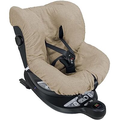 baby idea Hoes voor kinderzitje auto, universeel, 0/18 kg, dubbele katoenen spons, 100% katoen, wasbaar, met doorgang, riemen, gemaakt in Italië (beige) baby idea Hoes voor kinderzitje auto, universeel, 0/18 kg, dubbele katoenen spons, 100% katoen, wasbaar, met doorgang, riemen, gemaakt in Italië (beige)
