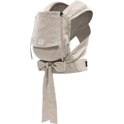 Stokke Limas, bloemenbeige (OCS) babydrager met strikbanden voor pasgeborenen, drie draagmogelijkheden, veilig vanaf de geboorte en tot 15 kg Stokke Limas, bloemenbeige (OCS) babydrager met strikbanden voor pasgeborenen, drie draagmogelijkheden, veilig vanaf de geboorte en tot 15 kg