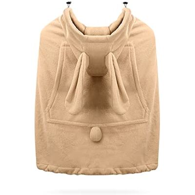 SONARIN Warme babydeurdeken, universele beschermhoes voor babydeuren, winter, met capuchon, winddicht, transportcape, met tas voor alle seizoenen (bruin) SONARIN Warme babydeurdeken, universele beschermhoes voor babydeuren, winter, met capuchon, winddicht, transportcape, met tas voor alle seizoenen (bruin)