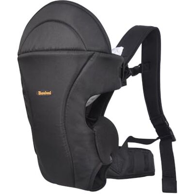 Baninni 3-in-1 draagzak luxe zwart Baninni 3-in-1 draagzak luxe zwart