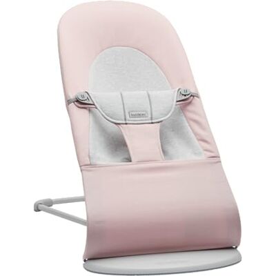 BabyBjörn Balance Soft Geweven Wipstoel/Jersey Lichtroze/Grijs BabyBjörn Balance Soft Geweven Wipstoel/Jersey Lichtroze/Grijs