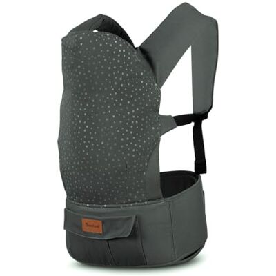 Baninni Mundo Ergonomische babydraagzak, donkergrijs Baninni Mundo Ergonomische babydraagzak, donkergrijs