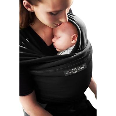 Love Radius "L'Originale JPMBB" Draagdoek ZWART Pocket Zwart Love Radius "L'Originale JPMBB" Draagdoek ZWART Pocket Zwart