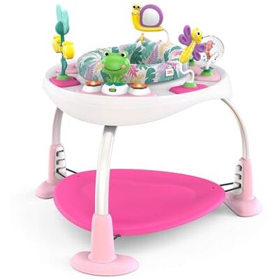Bright Starts , 2-in-1 springstoel/activiteitentafel Bounce Bounce BabyPlayful Pond, 7 activiteitenspeelgoed, uitbreidbare loopwagen, in hoogte verstelbaar, 360 graden draaibare zitting, groen, vanaf 6 maanden Bright Starts , 2-in-1 springstoel/activiteitentafel Bounce Bounce BabyPlayful Pond, 7 activiteitenspeelgoed, uitbreidbare loopwagen, in hoogte verstelbaar, 360 graden draaibare zitting, groen, vanaf 6 maanden