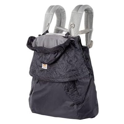 Ergobaby Weercocon Winter, regen- en koudebescherming met fleecevoering voor alle babydragers, bescherming bij alle weersomstandigheden met waterdichte hoes, houtskool Ergobaby Weercocon Winter, regen- en koudebescherming met fleecevoering voor alle babydragers, bescherming bij alle weersomstandigheden met waterdichte hoes, houtskool