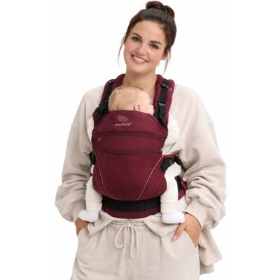 Manduca babydrager XT > < All-in-one babydrager voor pasgeborenen vanaf de geboorte, baby's en peuters (3,5-20kg), verstelbare zitting, 3 draagposities, bio-katoen (XT Cotton, denimberry-toffee) Manduca babydrager XT > < All-in-one babydrager voor pasgeborenen vanaf de geboorte, baby's en peuters (3,5-20kg), verstelbare zitting, 3 draagposities, bio-katoen (XT Cotton, denimberry-toffee)