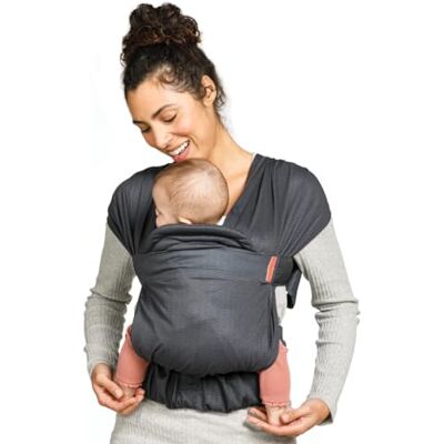 INFANTINO Babydraagdoek Hybride Hug & Cuddle Hybride babydraagzak Gewatteerde privacyhoes Geïntegreerde opbergtas Voor baby's van 3,2 tot 11,8 kg Donkergrijs INFANTINO Babydraagdoek Hybride Hug & Cuddle Hybride babydraagzak Gewatteerde privacyhoes Geïntegreerde opbergtas Voor baby's van 3,2 tot 11,8 kg Donkergrijs