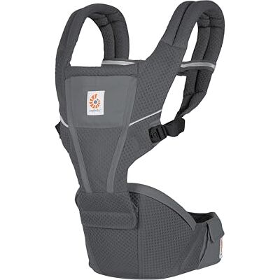 Ergobaby Alta Hip Seat Babydrager met buikzitje voor baby's en peuters vanaf 4 maanden (5,5 kg 20,4 kg) Babydrager met SoftFlex-net Ergobaby Alta Hip Seat Babydrager met buikzitje voor baby's en peuters vanaf 4 maanden (5,5 kg 20,4 kg) Babydrager met SoftFlex-net