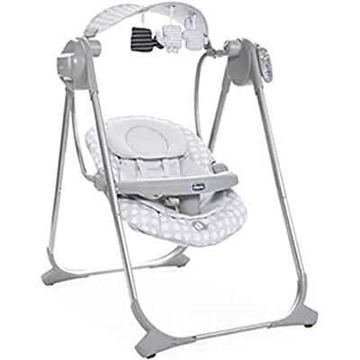 Chicco 07079110490000 Schommelstoel Polly Swing Up, zilver Chicco 07079110490000 Schommelstoel Polly Swing Up, zilver