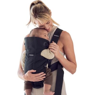BabyBjörn Babydrager Mini, mesh 3D, zwart BabyBjörn Babydrager Mini, mesh 3D, zwart
