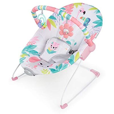 Bright Starts Babywipstoel met rustgevende trillingen, afneembare speelgoedstang, antislippoten, 0-6 maanden, tot 9 kg (Flamingo Vibes, roze) Bright Starts Babywipstoel met rustgevende trillingen, afneembare speelgoedstang, antislippoten, 0-6 maanden, tot 9 kg (Flamingo Vibes, roze)