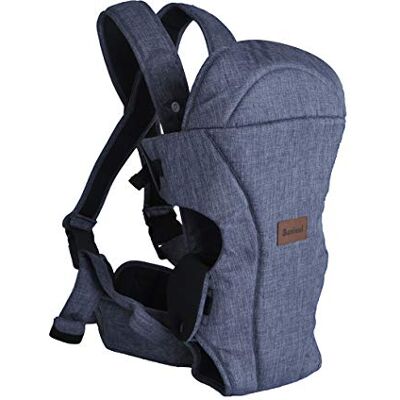 Baninni Sacco Melange 2-in-1 draagzak, blauw Baninni Sacco Melange 2-in-1 draagzak, blauw