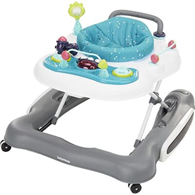 Babymoov Loopwagen voor baby's, 5-in-1, schaalbaar, bevordert het ontwaken, compact opvouwbaar, speeltablet en muziekdoos, in hoogte verstelbaar, vanaf 9 maanden Babymoov Loopwagen voor baby's, 5-in-1, schaalbaar, bevordert het ontwaken, compact opvouwbaar, speeltablet en muziekdoos, in hoogte verstelbaar, vanaf 9 maanden