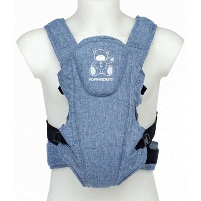 Foppapedretti Marsupi8 babydrager, jeans blauw Foppapedretti Marsupi8 babydrager, jeans blauw