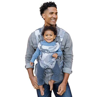 INFANTINO Babydrager Flip 4-in-1 Ergonomisch Converteerbaar 4 Draagmodi Comfortabel Gevoerde riemen Verstelbaar Voor baby's van 3,6 tot 14,5 kg Camouflage Blauw INFANTINO Babydrager Flip 4-in-1 Ergonomisch Converteerbaar 4 Draagmodi Comfortabel Gevoerde riemen Verstelbaar Voor baby's van 3,6 tot 14,5 kg Camouflage Blauw