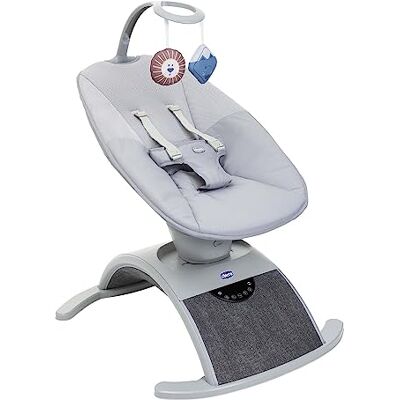 Chicco Comfy Wave, Elektronische babyschommelbank, met bewegingen en melodieën, kantelbare rugleuning, ademende en afneembare stof, speelbalk, babyschommelbank, 0 maanden meer Chicco Comfy Wave, Elektronische babyschommelbank, met bewegingen en melodieën, kantelbare rugleuning, ademende en afneembare stof, speelbalk, babyschommelbank, 0 maanden meer